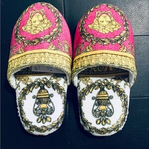 Versace Medusa Baroque Cotton Slippers Brand New Authentic size  Small